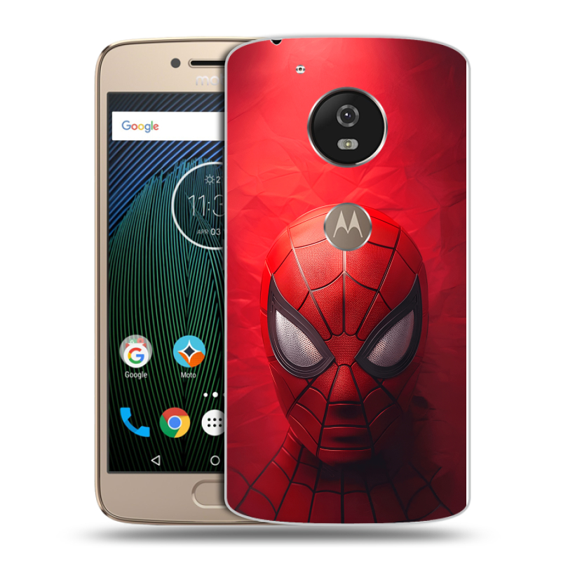 Пластиковый чехол на Motorola Moto G5s с принтом Spiderman Человек паук Пластиковый чехол на Motorola Moto G5s с принтом Spiderman Человек паук
