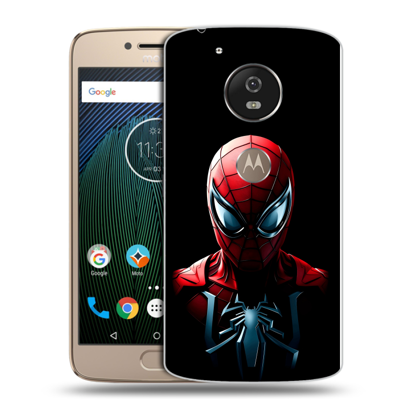 Пластиковый чехол на Motorola Moto G5s с принтом Spiderman Человек паук Пластиковый чехол на Motorola Moto G5s с принтом Spiderman Человек паук