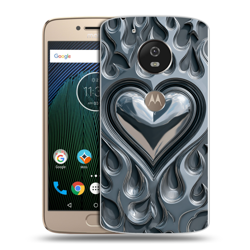 Пластиковый чехол на Motorola Moto G5s с принтом Y2K Пластиковый чехол на Motorola Moto G5s с принтом Y2K