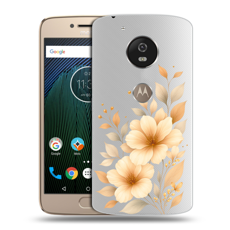 Силиконовый чехол на Motorola Moto G5s с принтом для девушки Силиконовый чехол на Motorola Moto G5s с принтом для девушки