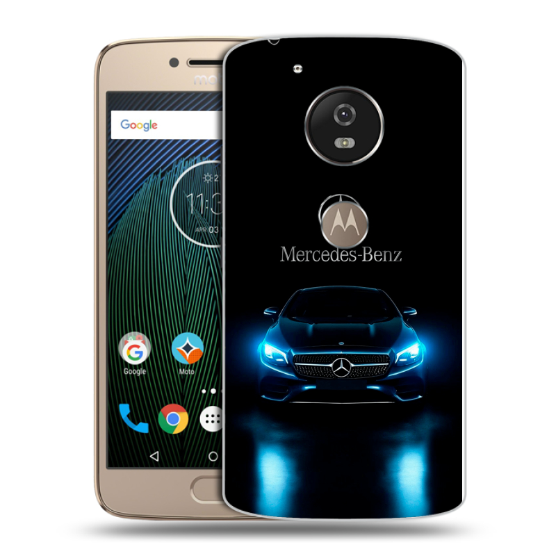 Силиконовый чехол на Motorola Moto G5s с принтом Mercedes Мерседес Силиконовый чехол на Motorola Moto G5s с принтом Mercedes Мерседес