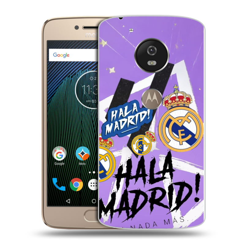 Пластиковый чехол на Motorola Moto G5s с принтом Real Madrid Реал Мадрид Пластиковый чехол на Motorola Moto G5s с принтом Real Madrid Реал Мадрид