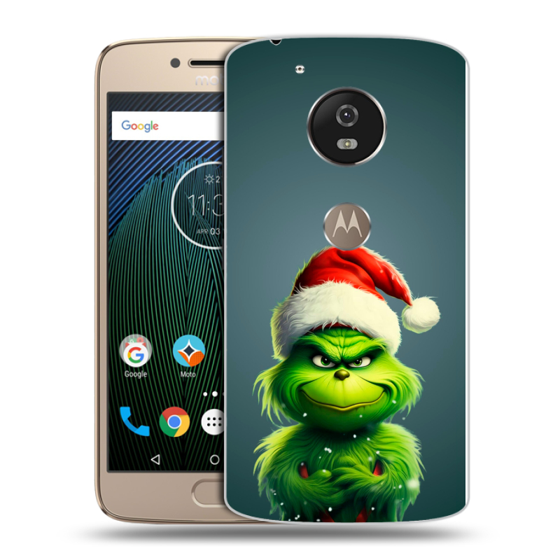 Пластиковый чехол на Motorola Moto G5s с принтом Новый год Пластиковый чехол на Motorola Moto G5s с принтом Новый год