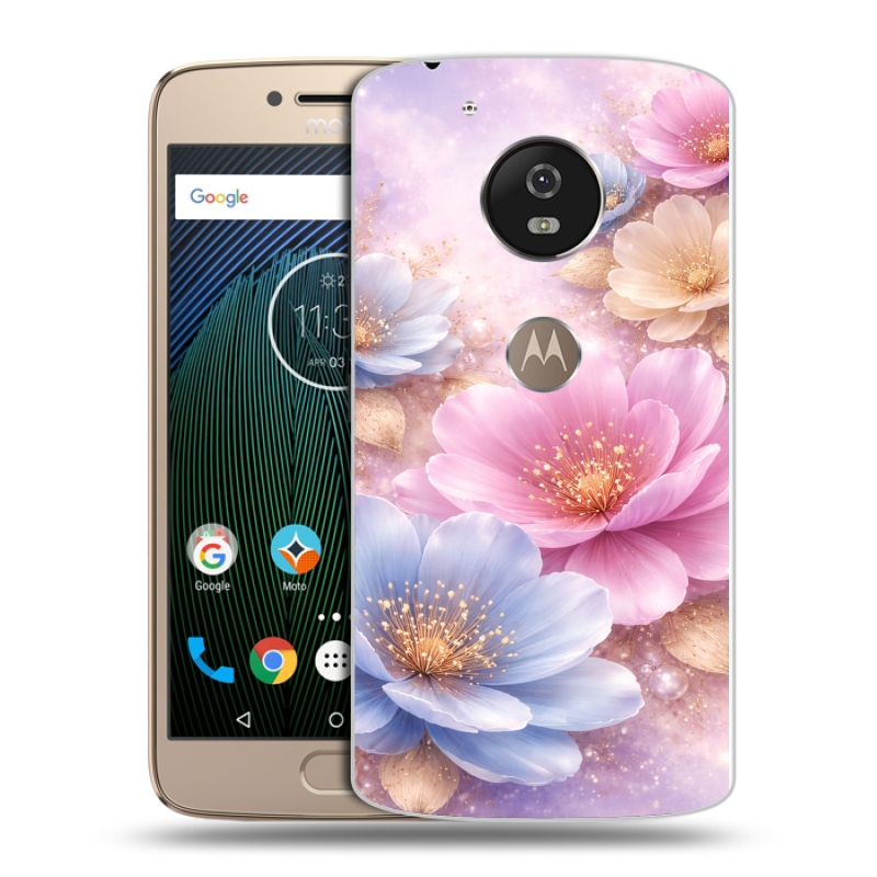 Силиконовый чехол на Motorola Moto G5s с принтом женский Силиконовый чехол на Motorola Moto G5s с принтом женский