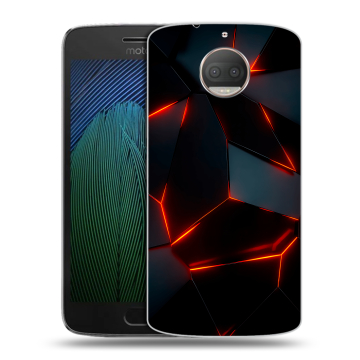 Пластиковый чехол на Motorola Moto G5s Plus с принтом Яркие абстракции