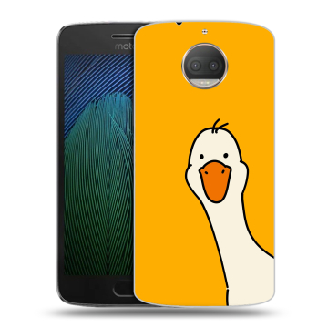 Пластиковый чехол на Motorola Moto G5s Plus с принтом Утка