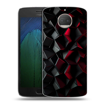 Пластиковый чехол на Motorola Moto G5s Plus с принтом Абстракция