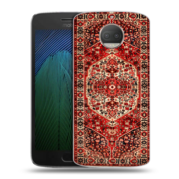 Пластиковый чехол на Motorola Moto G5s Plus с принтом Ковер