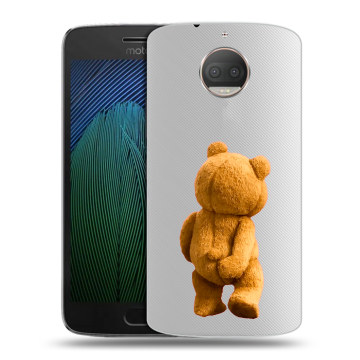 Пластиковый чехол на Motorola Moto G5s Plus с принтом Медведь