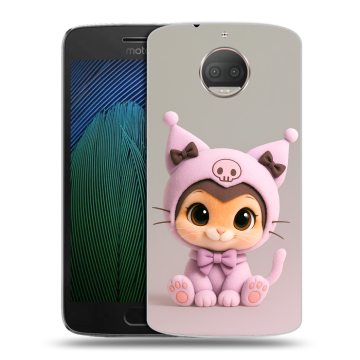 Пластиковый чехол на Motorola Moto G5s Plus с принтом Куроми Kuromi 