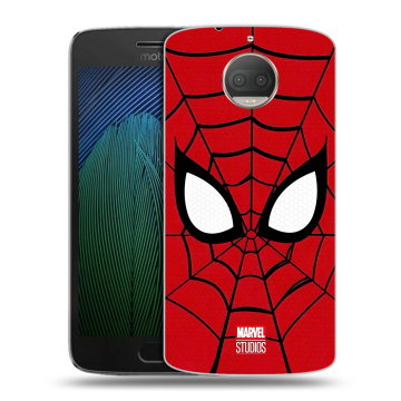 Пластиковый чехол на Motorola Moto G5s Plus с принтом человек паук spiderman Пластиковый чехол на Motorola Moto G5s Plus с принтом человек паук spiderman