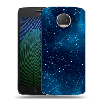 Пластиковый чехол на Motorola Moto G5s Plus с принтом Космос звезды