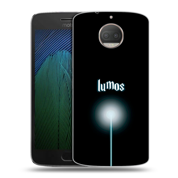 Пластиковый чехол на Motorola Moto G5s Plus с принтом Harry Potter Гарри Поттер