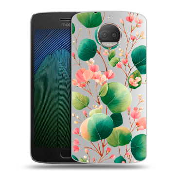 Пластиковый чехол на Motorola Moto G5s Plus с принтом женский