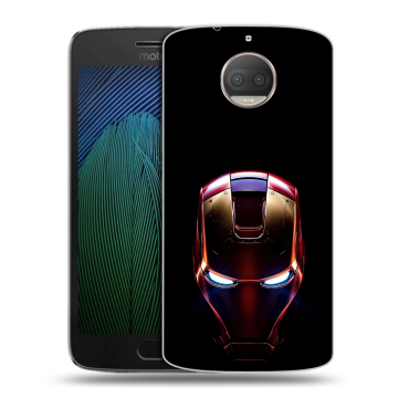 Пластиковый чехол на Motorola Moto G5s Plus с принтом IronMan Железный человек