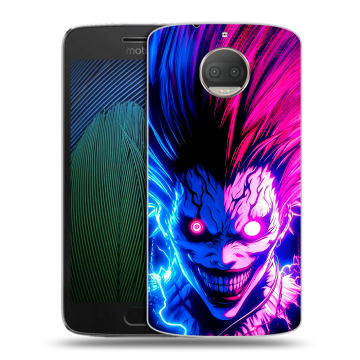 Пластиковый чехол на Motorola Moto G5s Plus с принтом Death note Тетрадь смерти