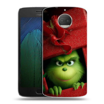 Пластиковый чехол на Motorola Moto G5s Plus с принтом Новый год