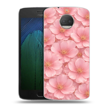 Пластиковый чехол на Motorola Moto G5s Plus с принтом женский