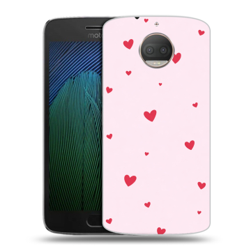 Пластиковый чехол на Motorola Moto G5s Plus с принтом для девочек