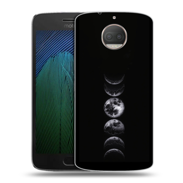 Пластиковый чехол на Motorola Moto G5s Plus с принтом женский