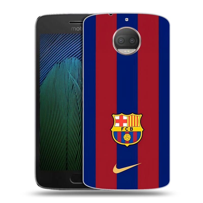 Пластиковый чехол на Motorola Moto G5s Plus с принтом Барселона Barcelona Пластиковый чехол на Motorola Moto G5s Plus с принтом Барселона Barcelona