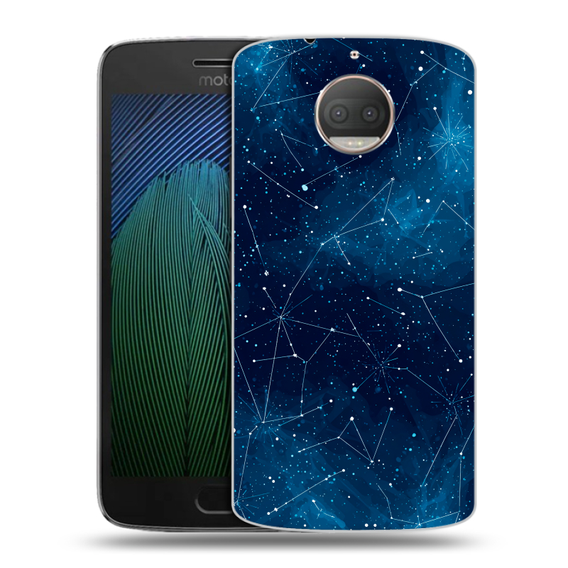 Пластиковый чехол на Motorola Moto G5s Plus с принтом Космос звезды Пластиковый чехол на Motorola Moto G5s Plus с принтом Космос звезды
