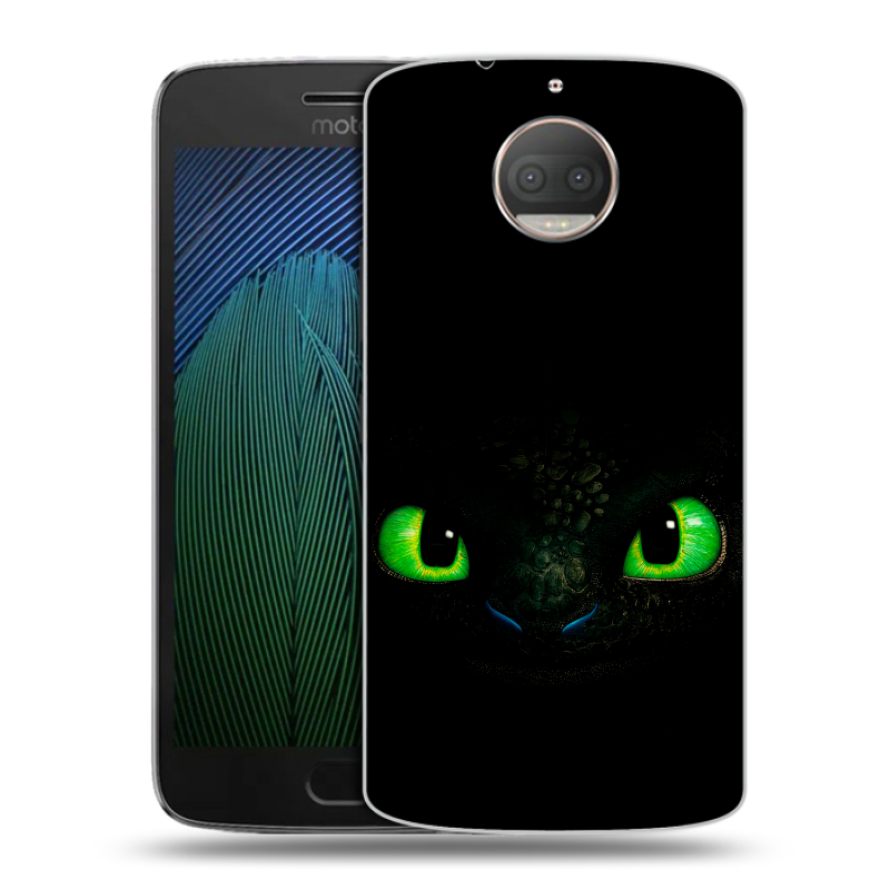 Пластиковый чехол на Motorola Moto G5s Plus с принтом Как приручить дракона Пластиковый чехол на Motorola Moto G5s Plus с принтом Как приручить дракона