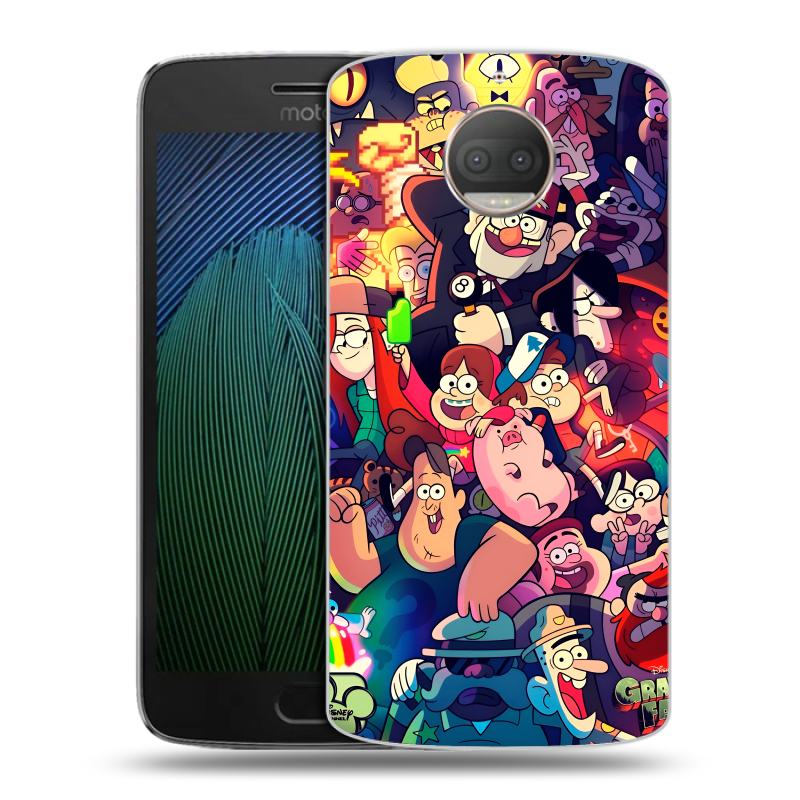 Пластиковый чехол на Motorola Moto G5s Plus с принтом Gravity Falls Гравити Фолз Пластиковый чехол на Motorola Moto G5s Plus с принтом Gravity Falls Гравити Фолз
