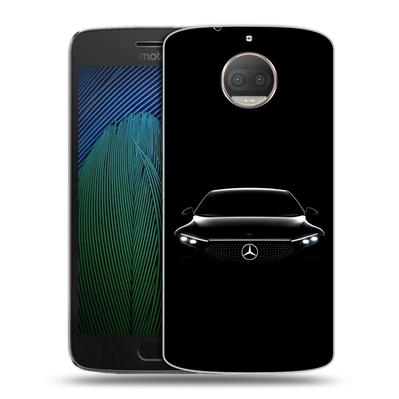 Пластиковый чехол на Motorola Moto G5s Plus с принтом Mercedes Мерседес Пластиковый чехол на Motorola Moto G5s Plus с принтом Mercedes Мерседес