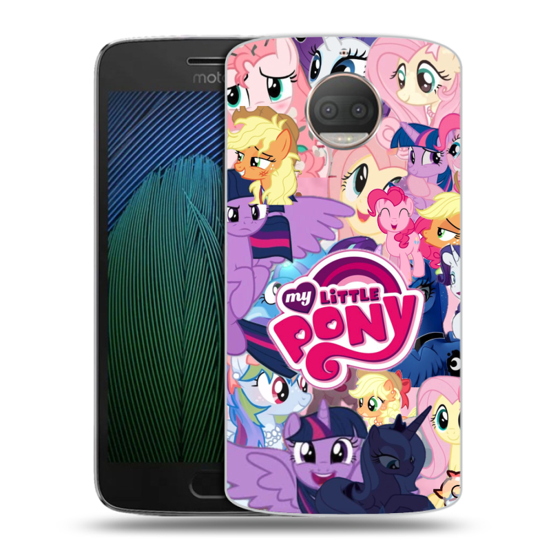 Пластиковый чехол на Motorola Moto G5s Plus с принтом My little pony Дружба чудо Пластиковый чехол на Motorola Moto G5s Plus с принтом My little pony Дружба чудо