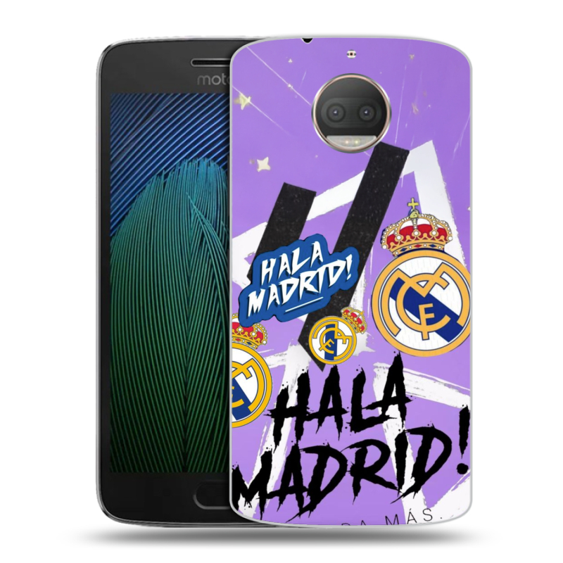 Пластиковый чехол на Motorola Moto G5s Plus с принтом Real Madrid Реал Мадрид Пластиковый чехол на Motorola Moto G5s Plus с принтом Real Madrid Реал Мадрид