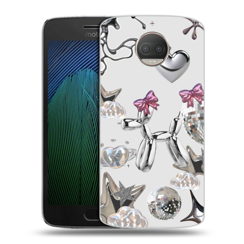 Пластиковый чехол на Motorola Moto G5s Plus с принтом Y2K Пластиковый чехол на Motorola Moto G5s Plus с принтом Y2K