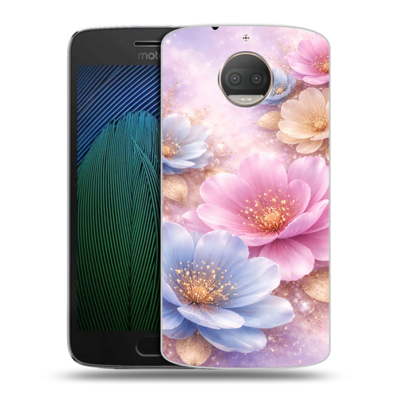 Пластиковый чехол на Motorola Moto G5s Plus с принтом женский Пластиковый чехол на Motorola Moto G5s Plus с принтом женский