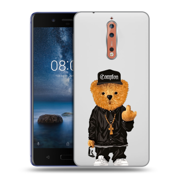Пластиковый чехол на Nokia 8 с принтом Плюшевый медведь Пластиковый чехол на Nokia 8 с принтом Плюшевый медведь
