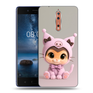 Пластиковый чехол на Nokia 8 с принтом Куроми Kuromi Пластиковый чехол на Nokia 8 с принтом Куроми Kuromi