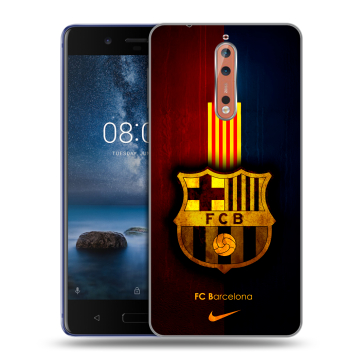 Пластиковый чехол на Nokia 8 с принтом Барселона Barcelona