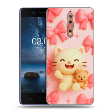 Пластиковый чехол на Nokia 8 с принтом для девочек Пластиковый чехол на Nokia 8 с принтом для девочек