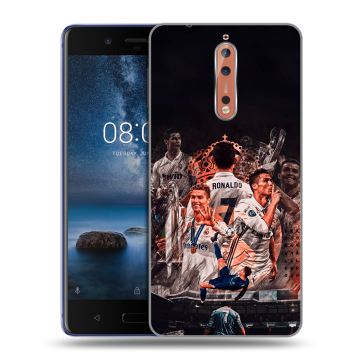 Пластиковый чехол на Nokia 8 с принтом Реал Роналдо Real Ronaldo