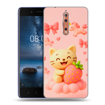 Пластиковый чехол на Nokia 8 с принтом для девочек Пластиковый чехол на Nokia 8 с принтом для девочек