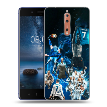 Пластиковый чехол на Nokia 8 с принтом Реал Роналдо Пластиковый чехол на Nokia 8 с принтом Реал Роналдо