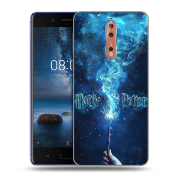 Пластиковый чехол на Nokia 8 с принтом Harry Potter Гарри Поттер