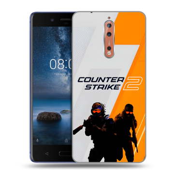 Пластиковый чехол на Nokia 8 с принтом Counter Strike Пластиковый чехол на Nokia 8 с принтом Counter Strike