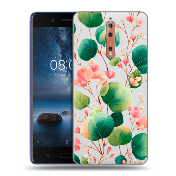 Пластиковый чехол на Nokia 8 с принтом женский Пластиковый чехол на Nokia 8 с принтом женский