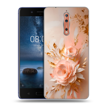 Пластиковый чехол на Nokia 8 с принтом женский Пластиковый чехол на Nokia 8 с принтом женский