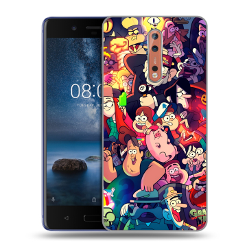 Пластиковый чехол на Nokia 8 с принтом Gravity Falls Гравити Фолз Пластиковый чехол на Nokia 8 с принтом Gravity Falls Гравити Фолз