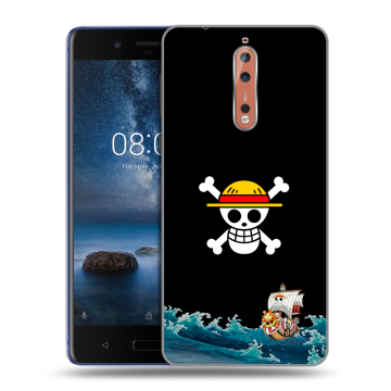 Пластиковый чехол на Nokia 8 с принтом One Piece Ван Пис Пластиковый чехол на Nokia 8 с принтом One Piece Ван Пис