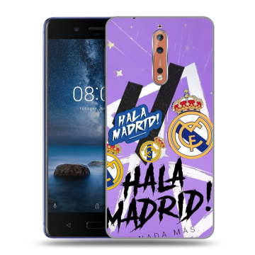 Пластиковый чехол на Nokia 8 с принтом Real Madrid Реал Мадрид Пластиковый чехол на Nokia 8 с принтом Real Madrid Реал Мадрид