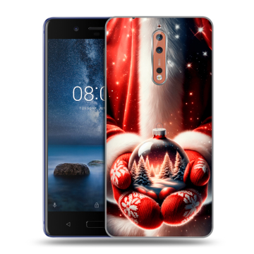 Пластиковый чехол на Nokia 8 с принтом Новый год Пластиковый чехол на Nokia 8 с принтом Новый год