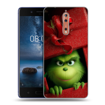 Пластиковый чехол на Nokia 8 с принтом Новый год Пластиковый чехол на Nokia 8 с принтом Новый год