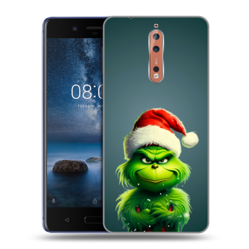 Пластиковый чехол на Nokia 8 с принтом Новый год Пластиковый чехол на Nokia 8 с принтом Новый год